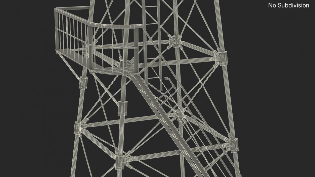 3D model Fire Tower