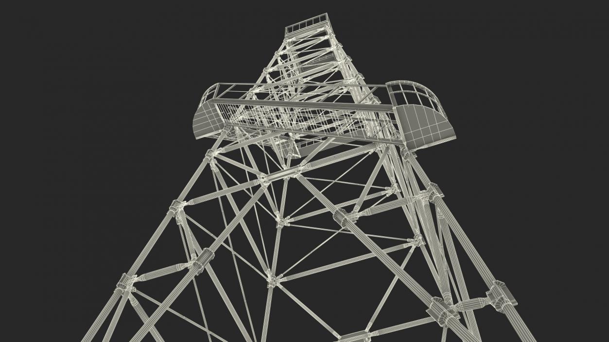 3D model Fire Tower