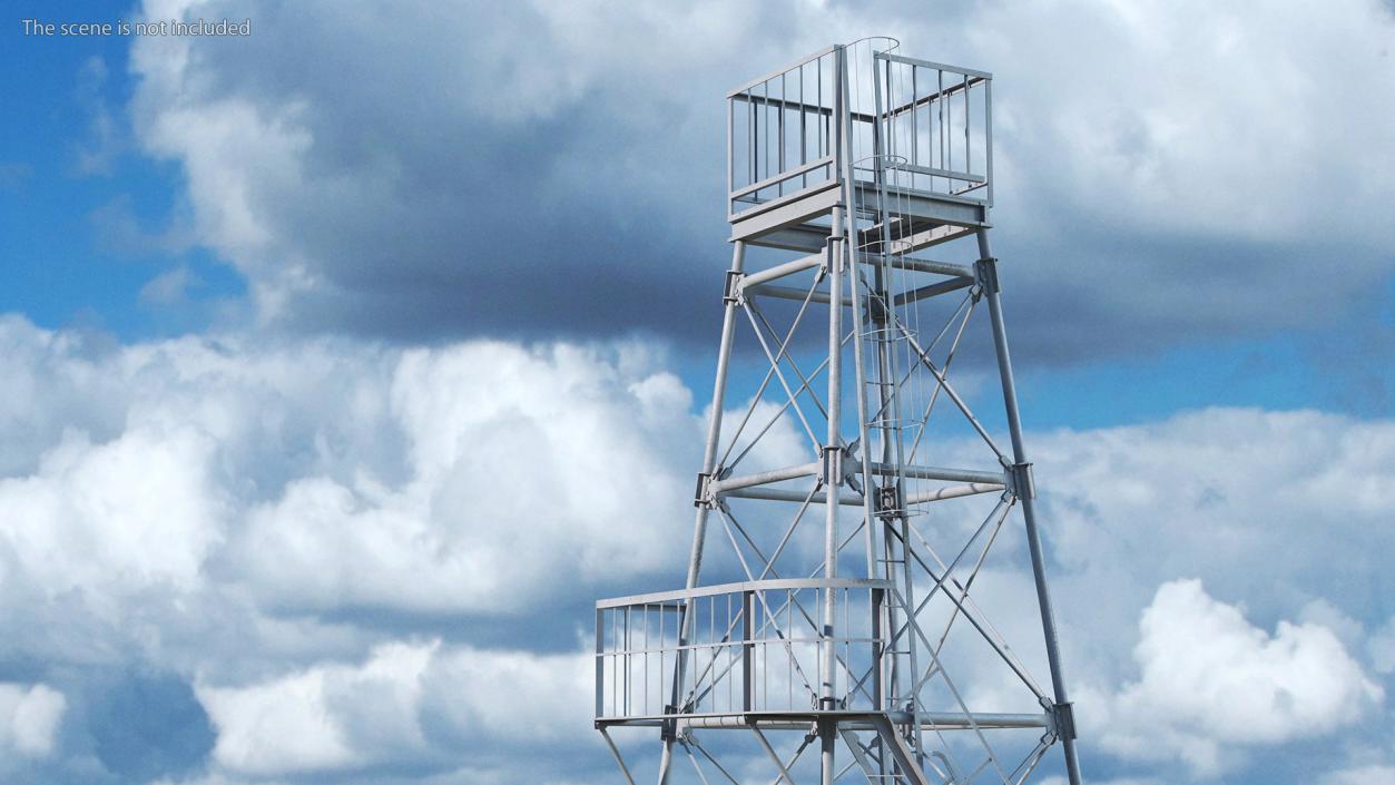 3D model Fire Tower