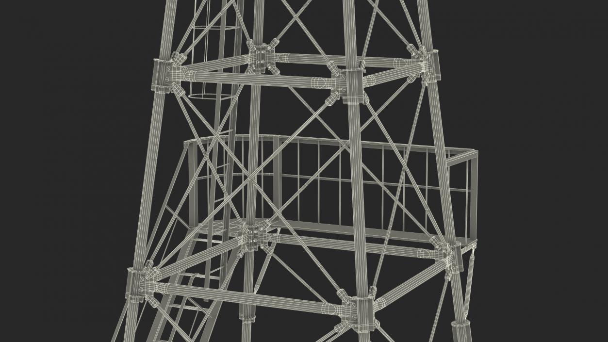 3D model Fire Tower