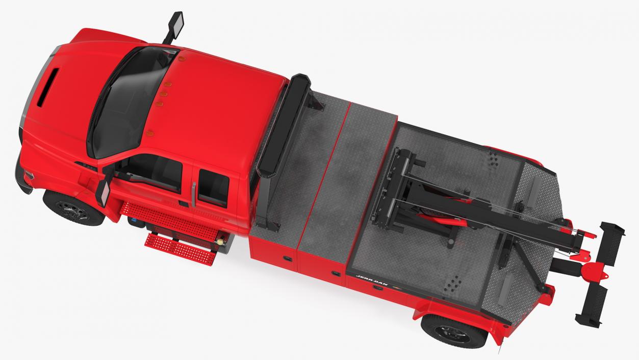 3D Ford F650 Supercab Tow Truck 2019 model