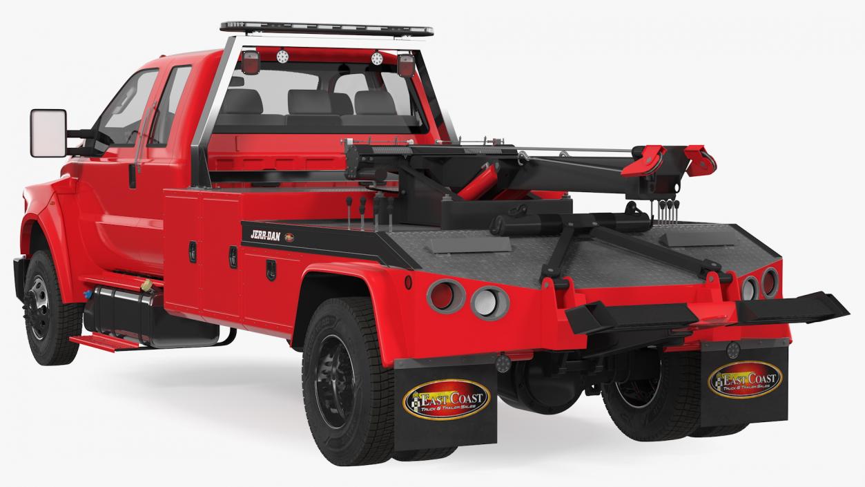 3D Ford F650 Supercab Tow Truck 2019 model