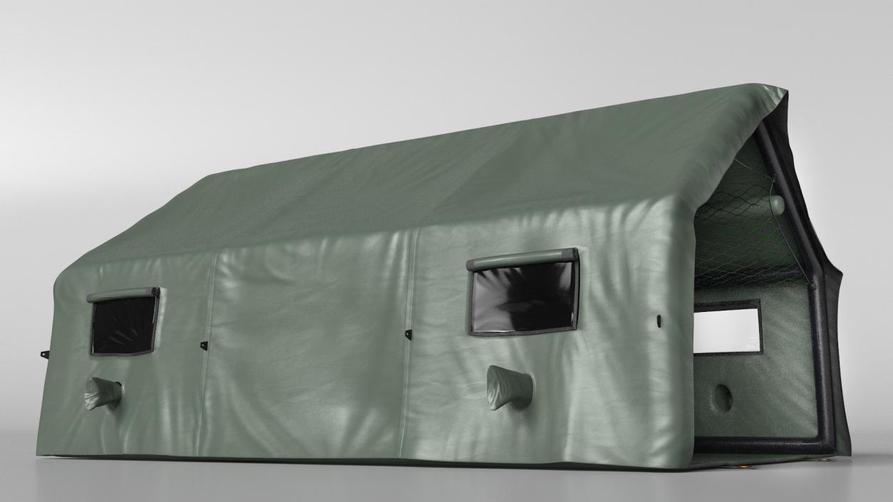 3D model Military Medical Canvas Tent 2