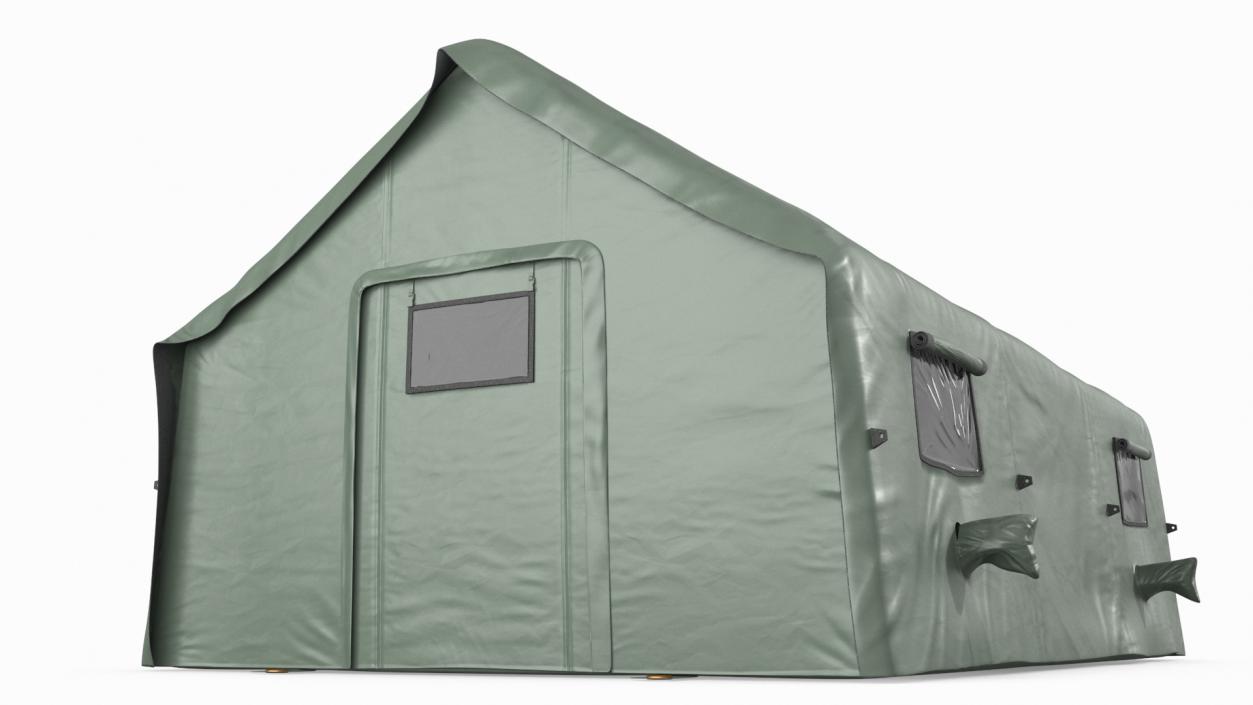 3D model Military Medical Canvas Tent 2