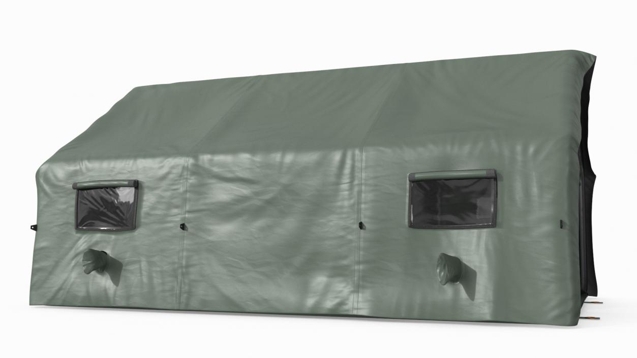 3D model Military Medical Canvas Tent 2