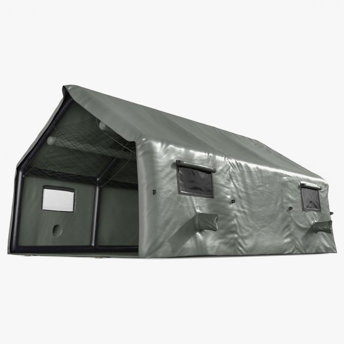 3D model Military Medical Canvas Tent 2