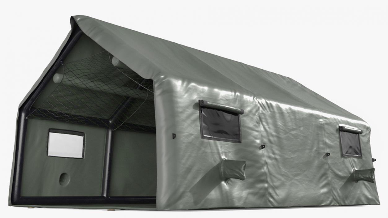 3D model Military Medical Canvas Tent 2