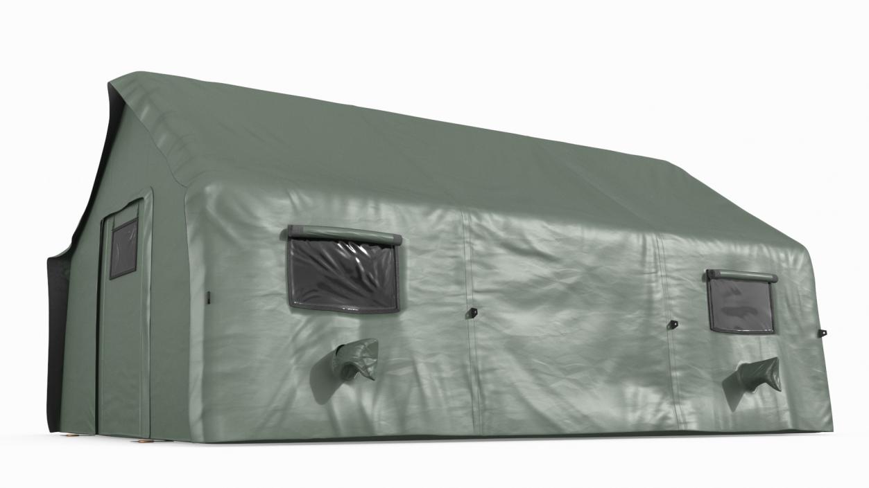 3D model Military Medical Canvas Tent 2