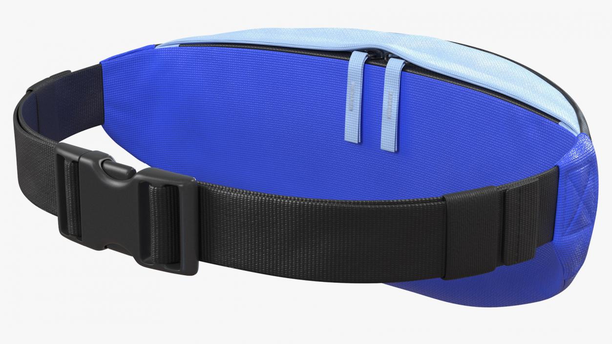 Small Hip Pack Blue 3D model