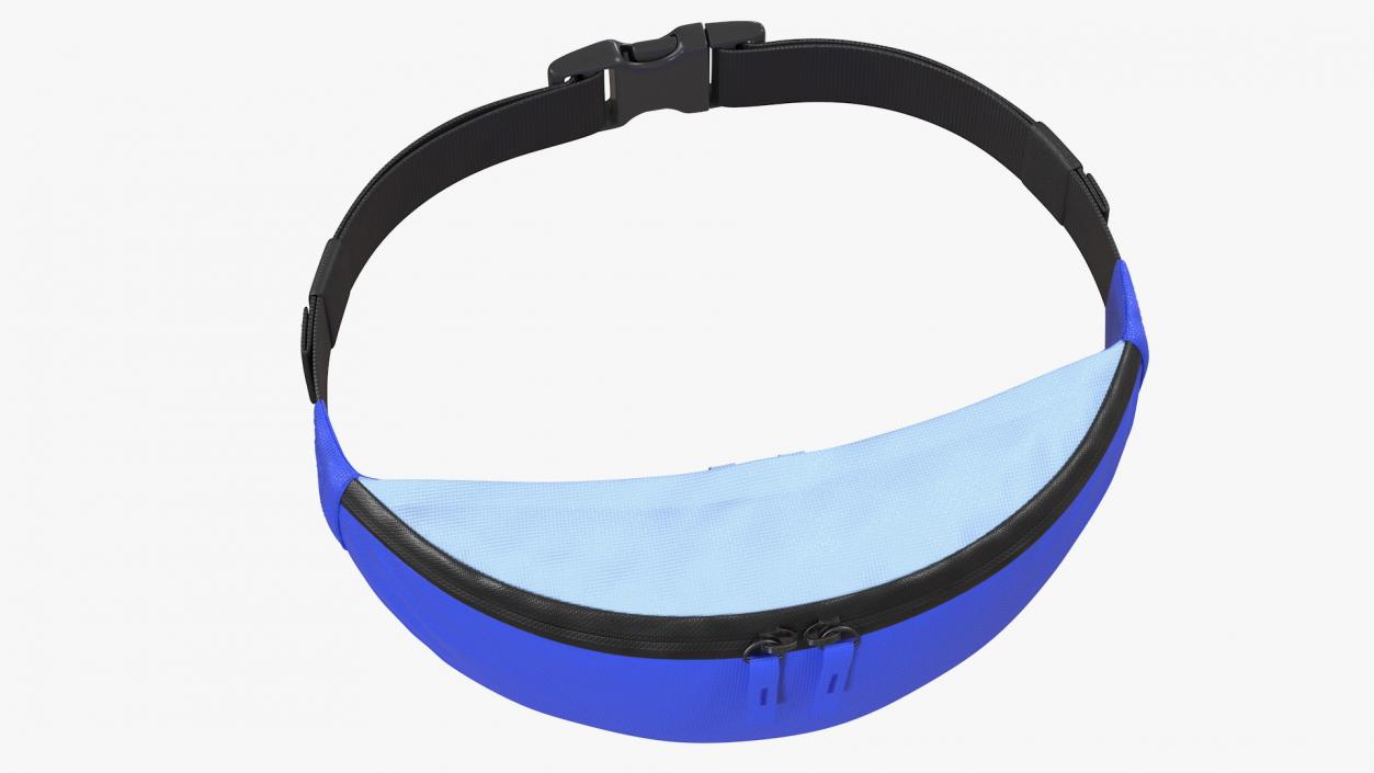 Small Hip Pack Blue 3D model