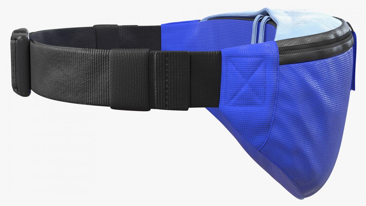 Small Hip Pack Blue 3D model