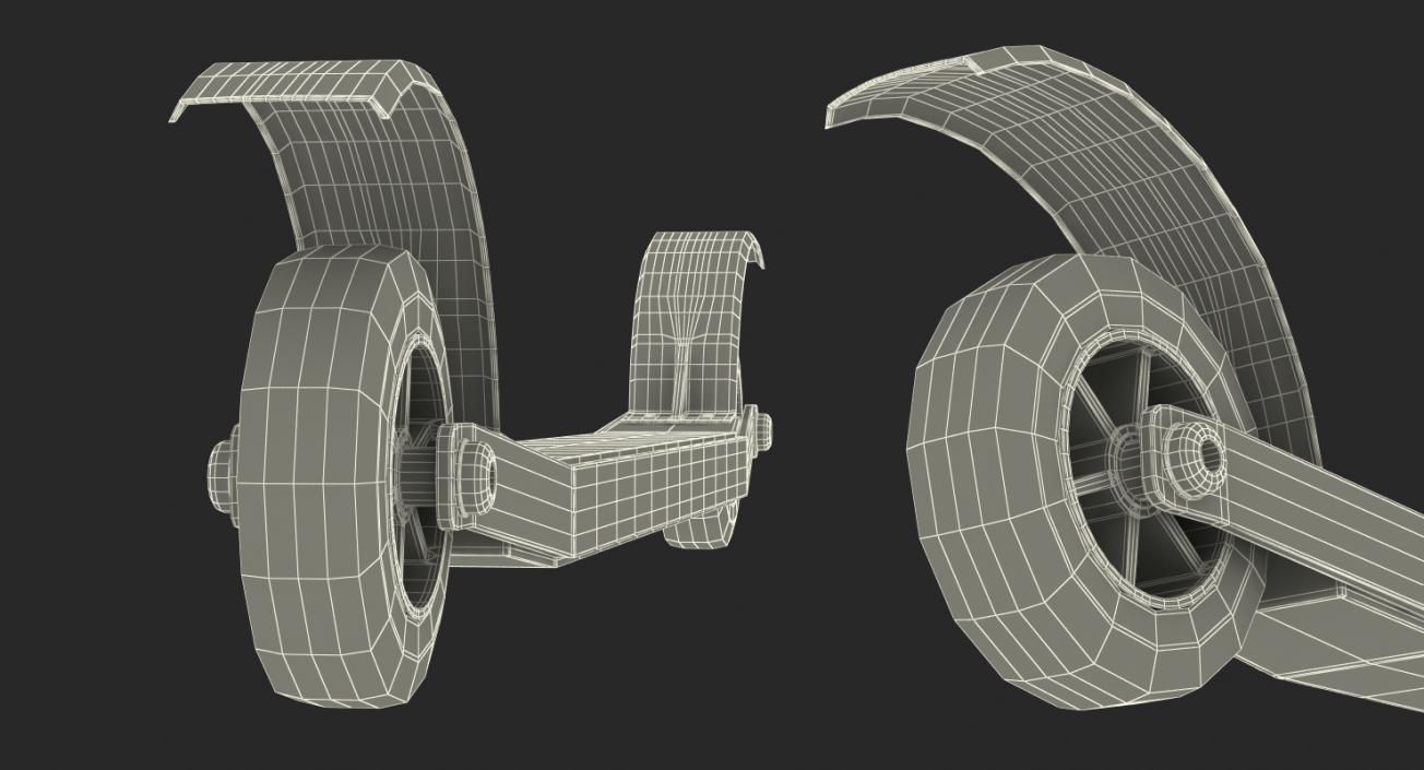 Skate Roller Skis 3D