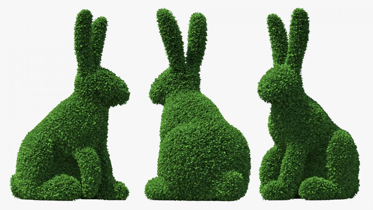 3D Topiary Garden Sculptures Collection