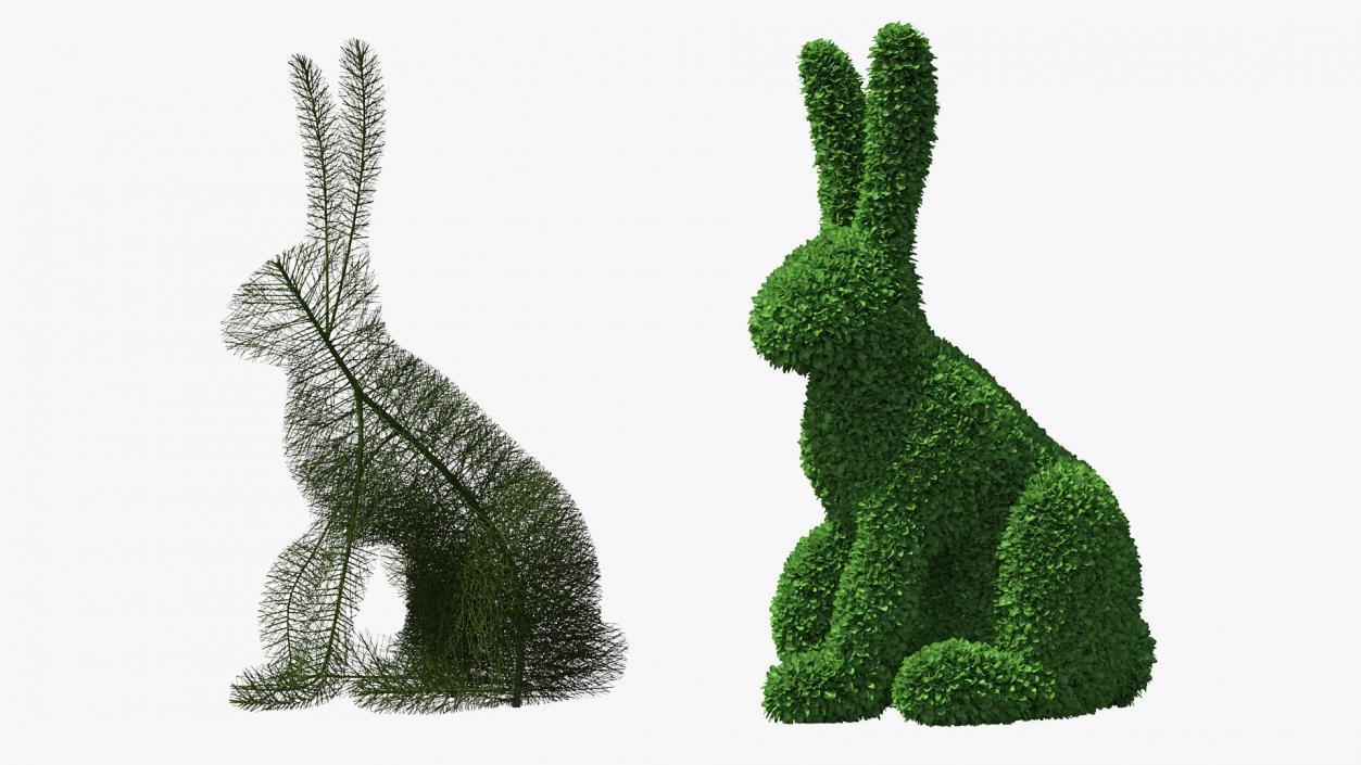 3D Topiary Garden Sculptures Collection