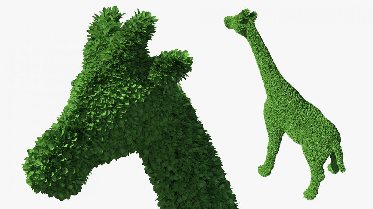 3D Topiary Garden Sculptures Collection