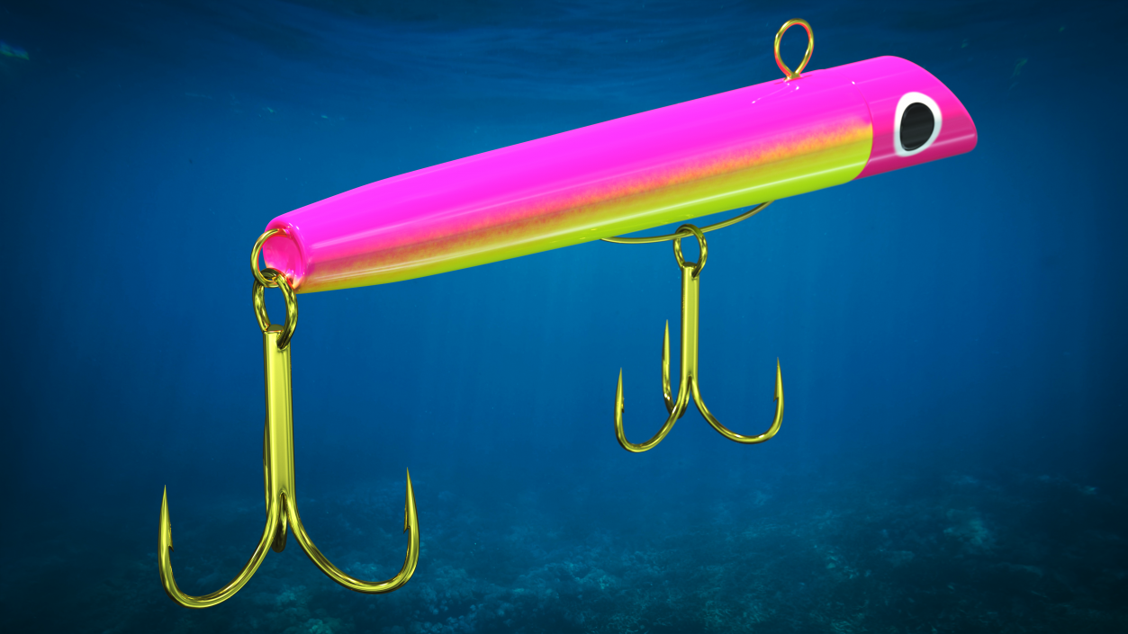 Gotcha Fishing Lure 3D model