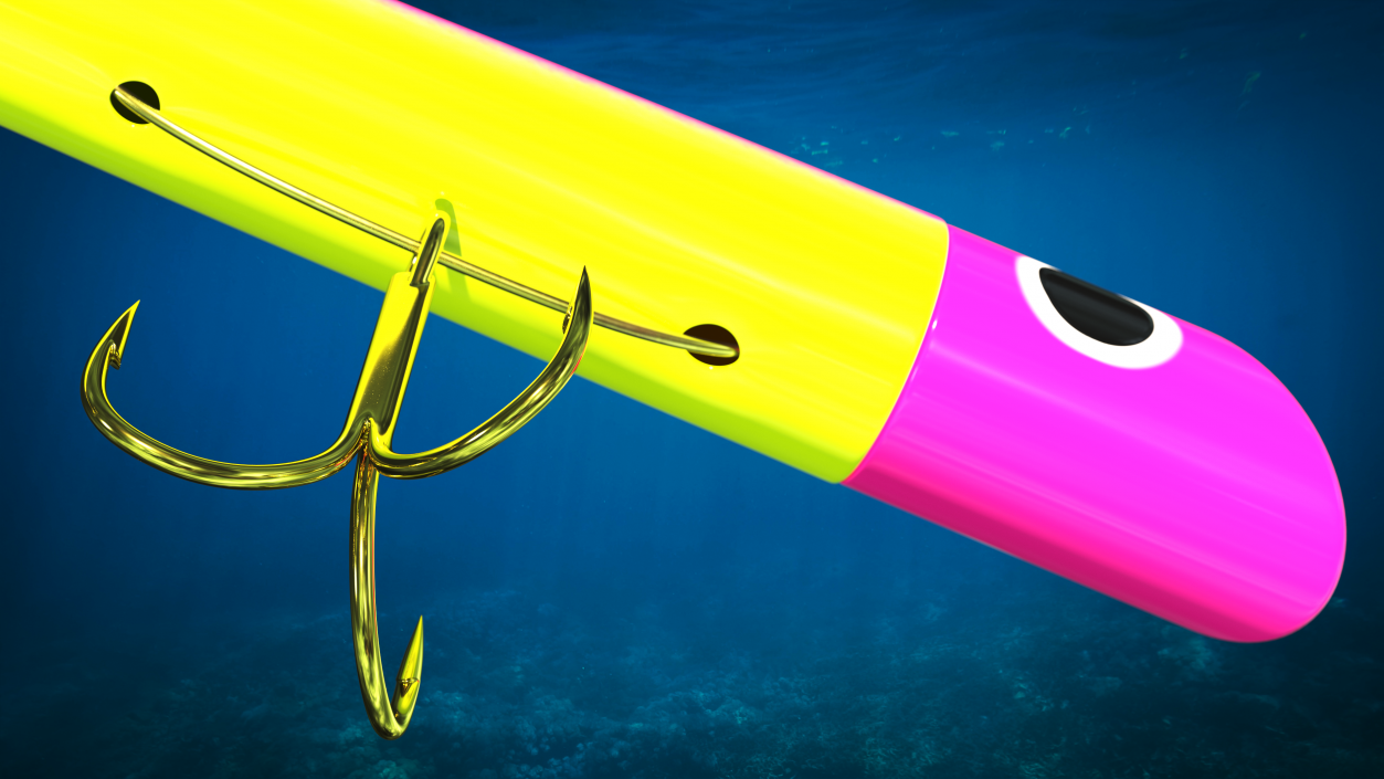 Gotcha Fishing Lure 3D model