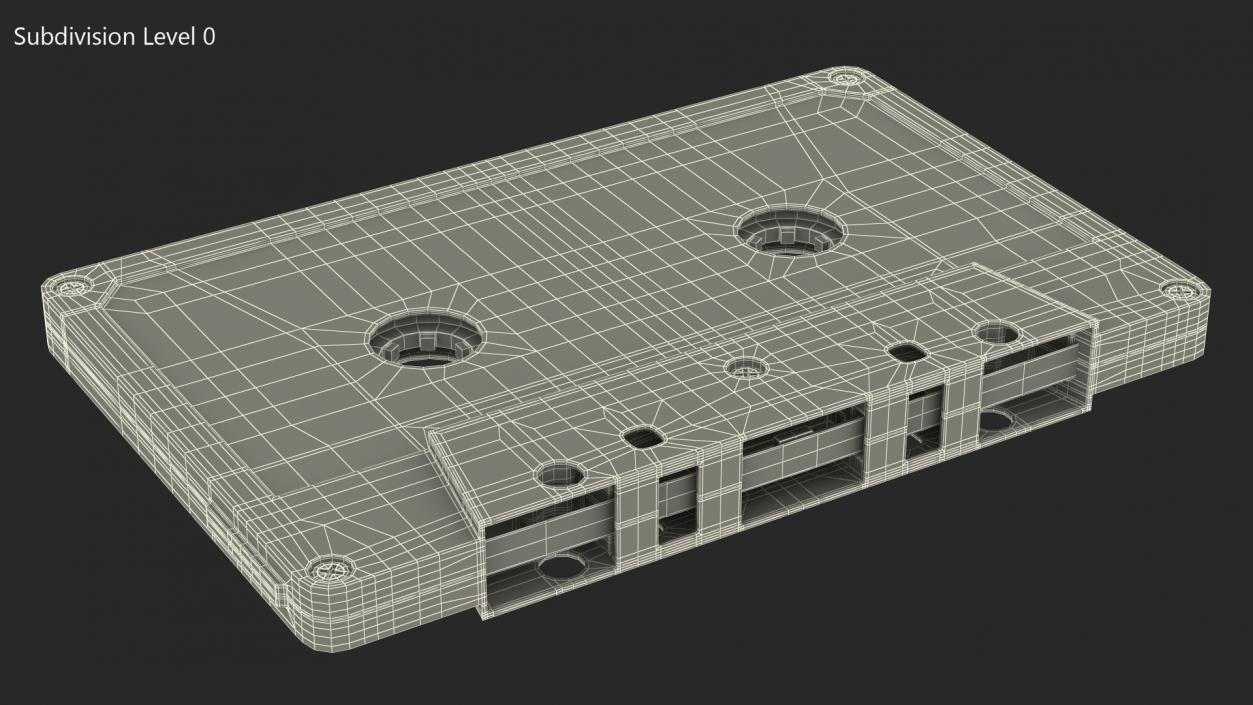 3D Cassette Tape model