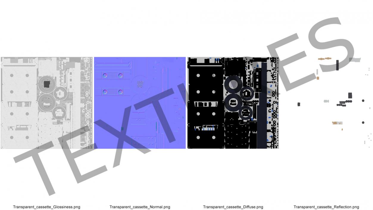 3D Cassette Tape model