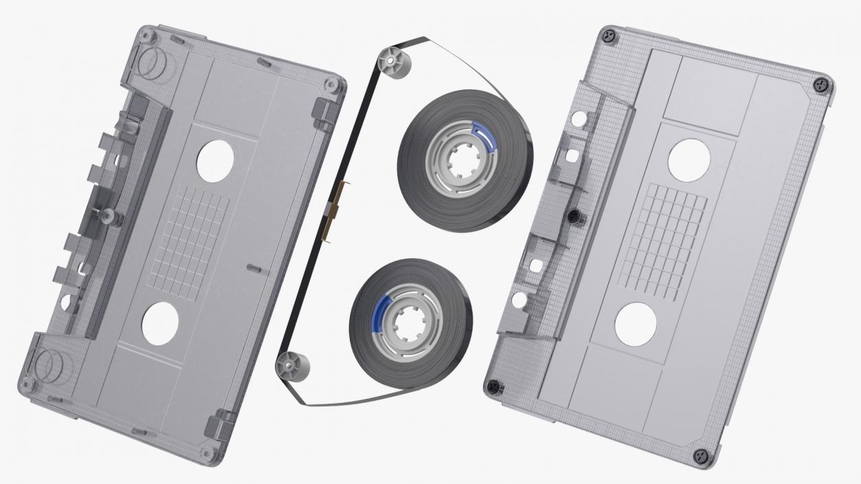 3D Cassette Tape model