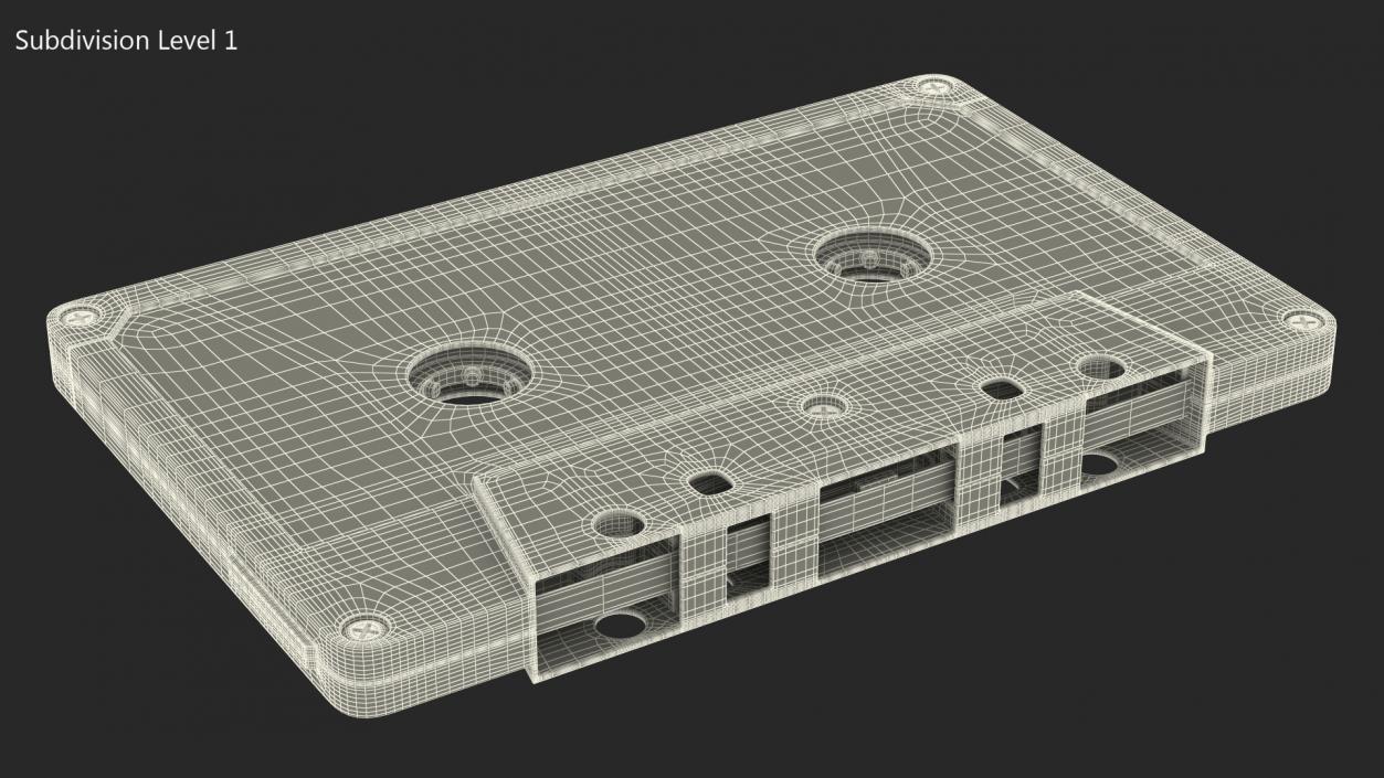 3D Cassette Tape model