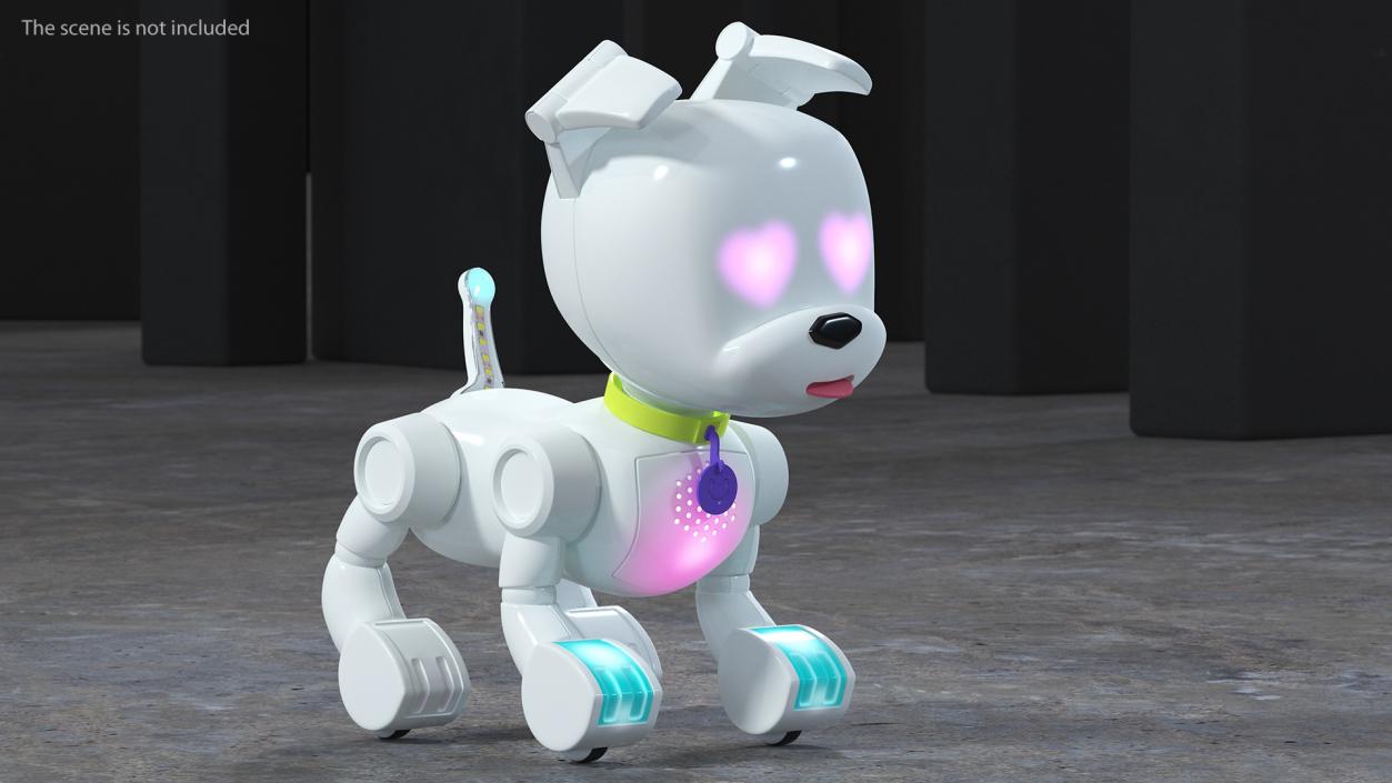 3D Rigged Robots Dog Collection model