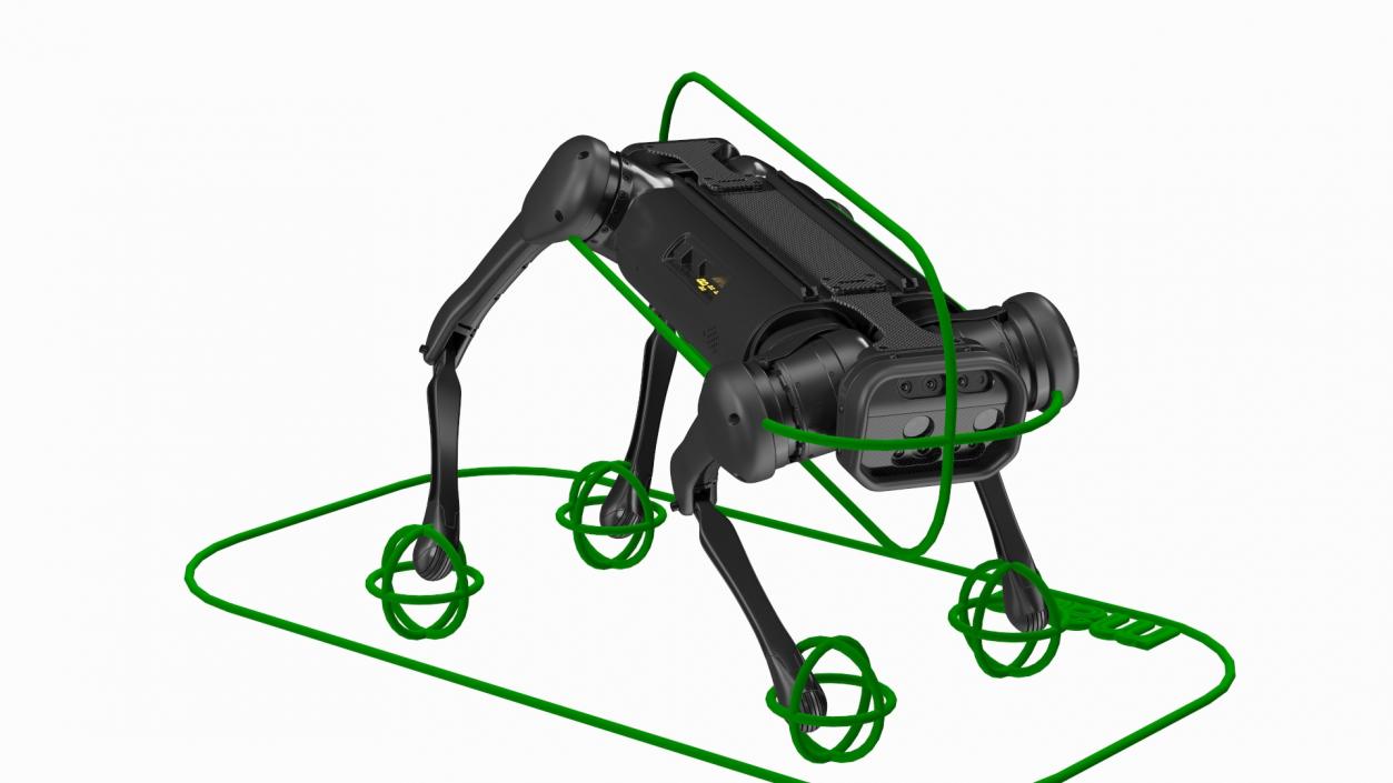 3D Rigged Robots Dog Collection model