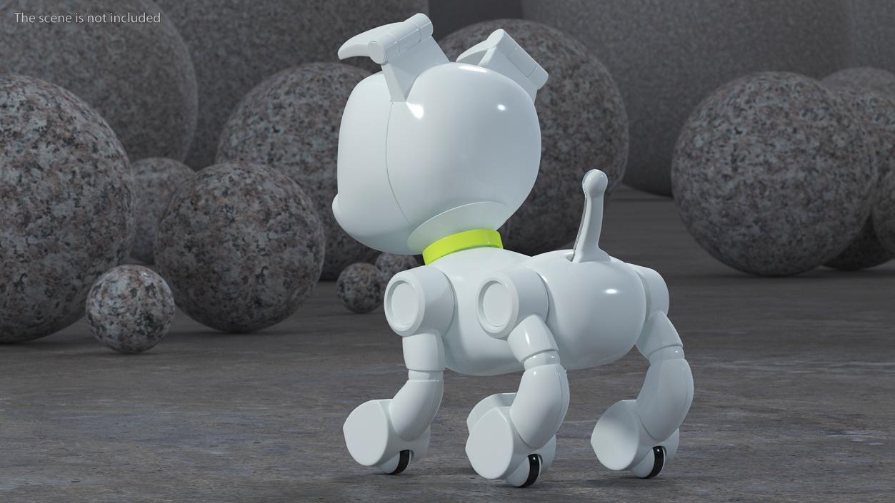 3D Rigged Robots Dog Collection model