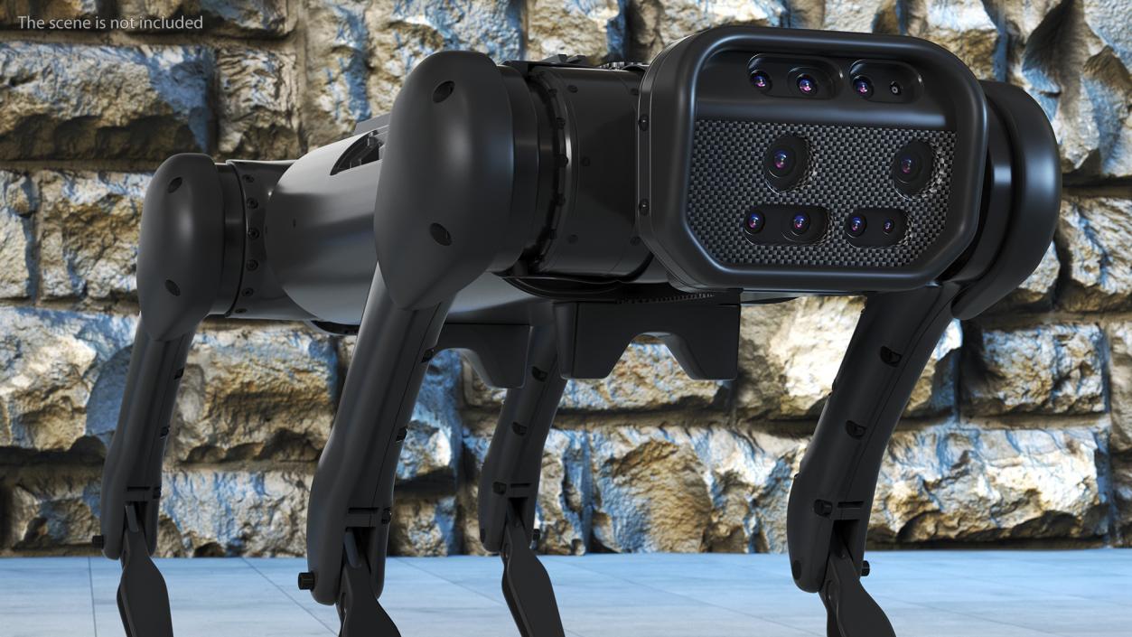 3D Rigged Robots Dog Collection model