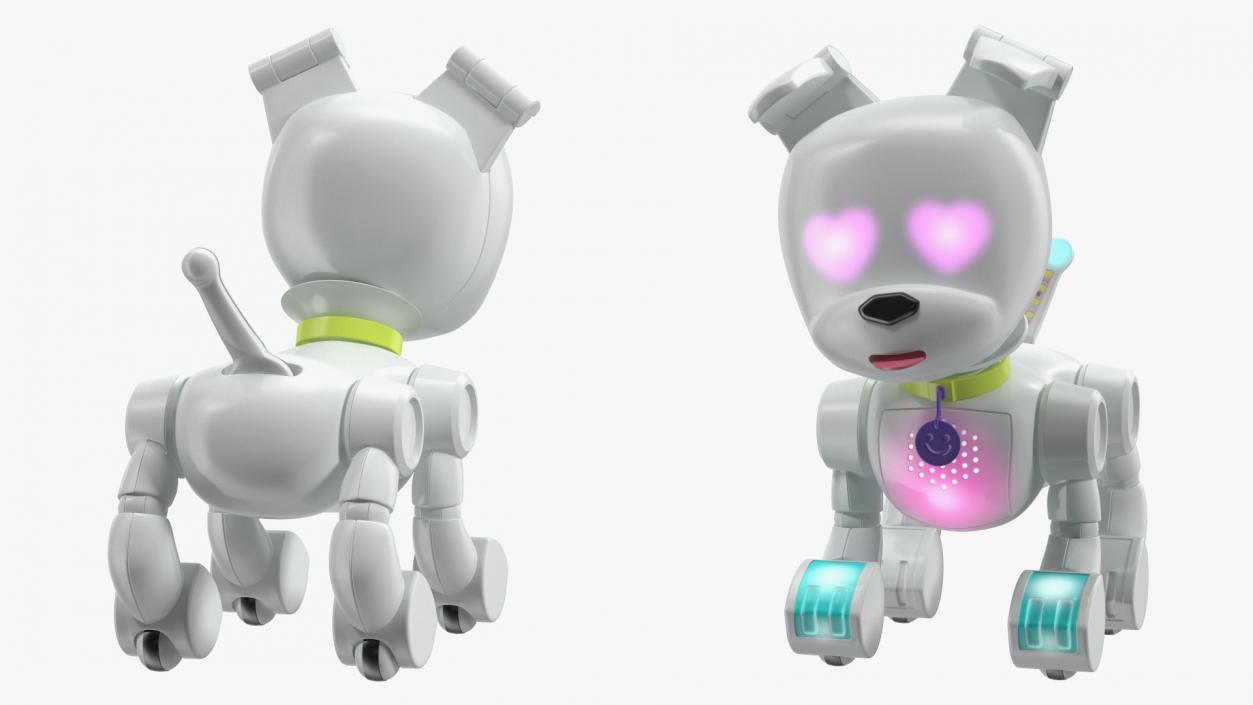 3D Rigged Robots Dog Collection model