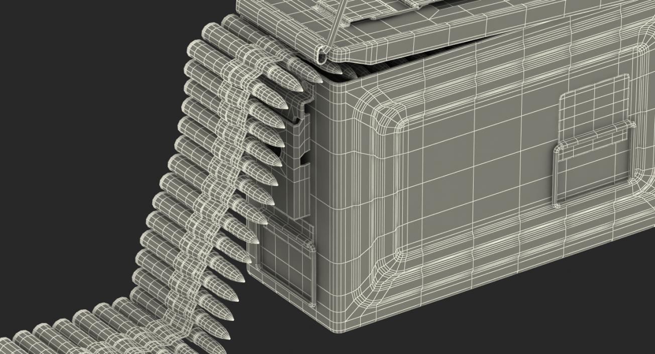 3D Machine Gun Ammunition Box