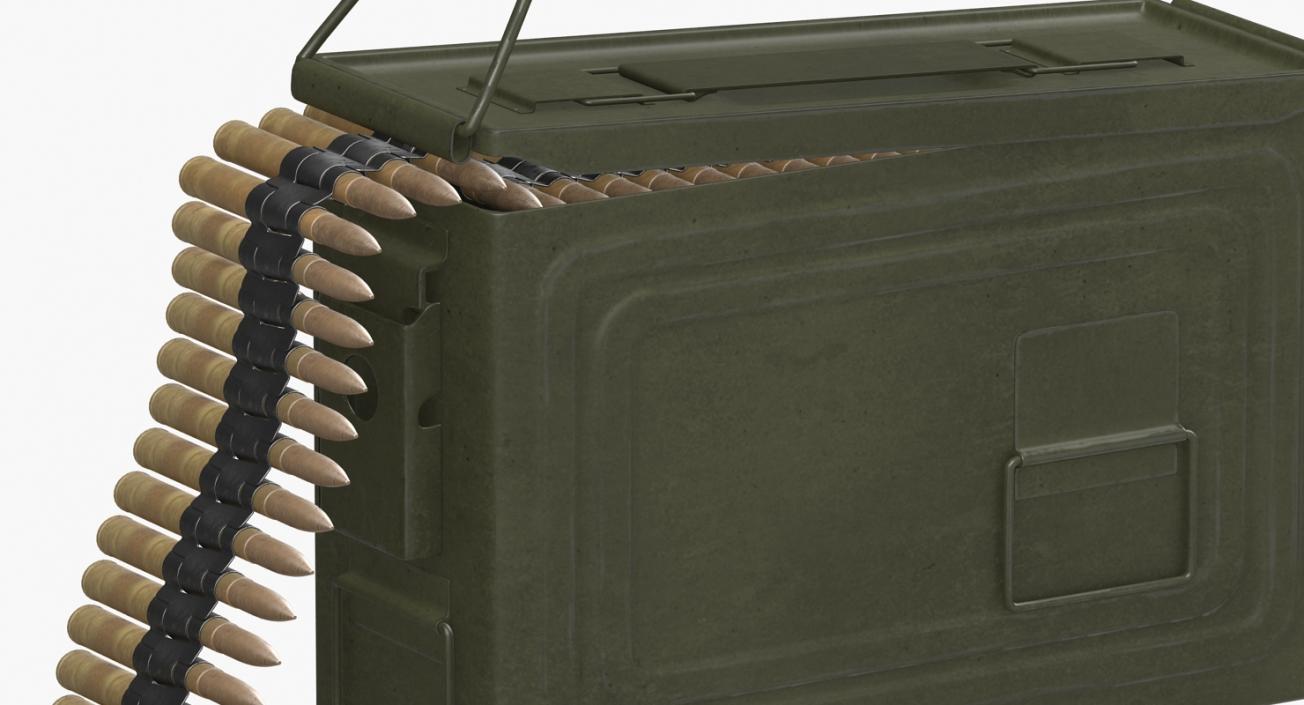 3D Machine Gun Ammunition Box