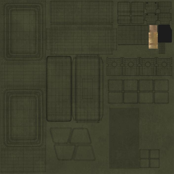 3D Machine Gun Ammunition Box