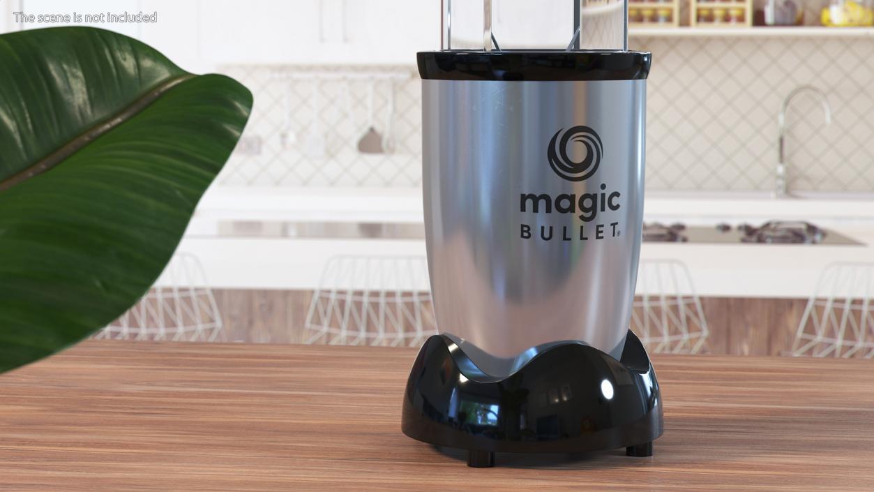 Magic Bullet Blender Silver 3D