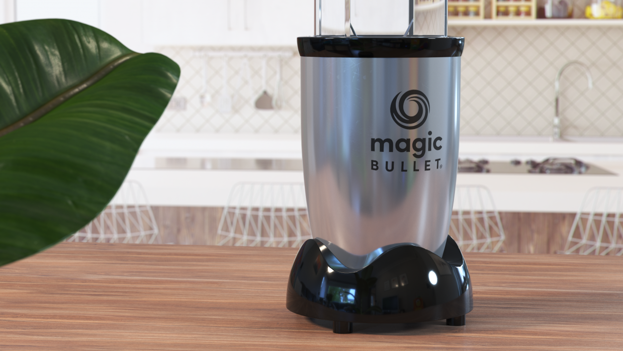 Magic Bullet Blender Silver 3D