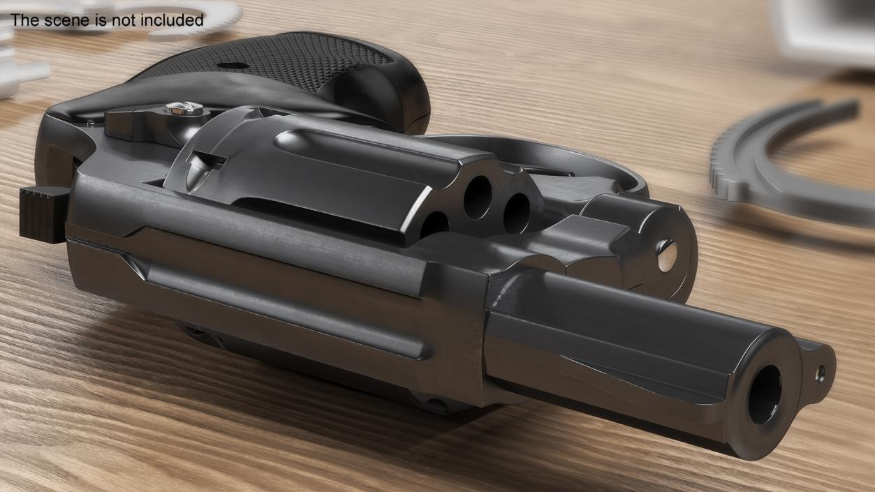 3D model Small Black Revolver