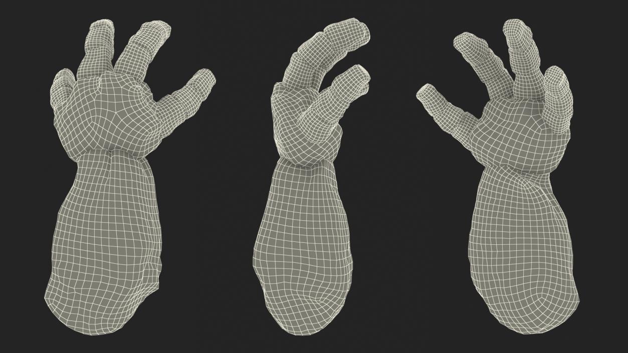 3D Stone Golem Hand