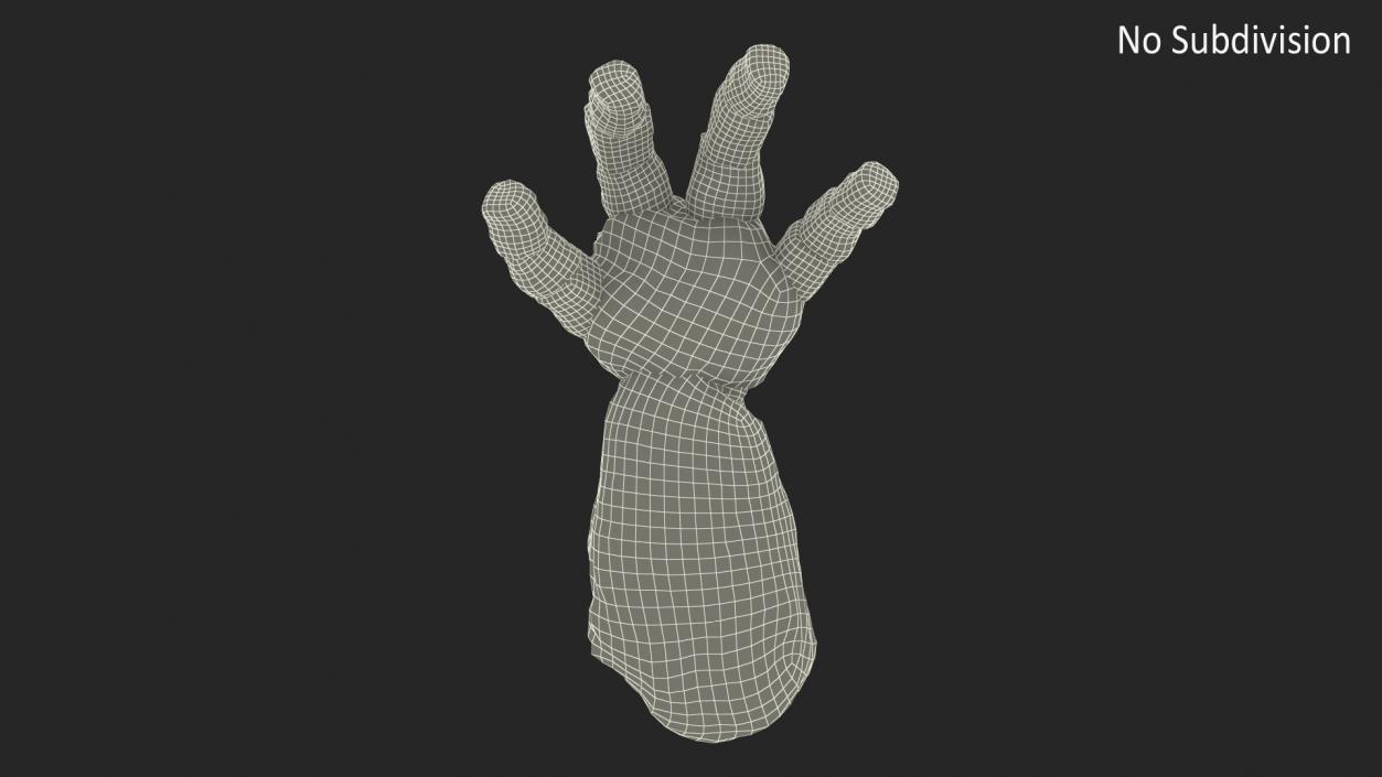 3D Stone Golem Hand