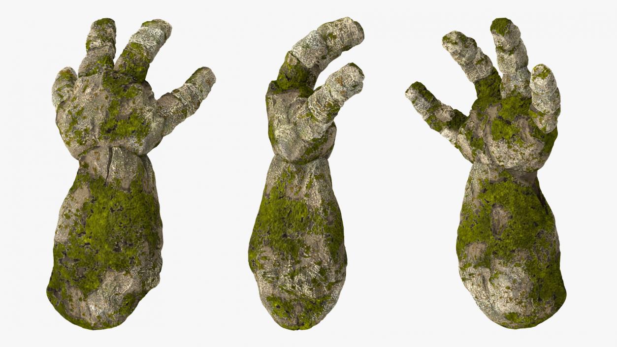 3D Stone Golem Hand