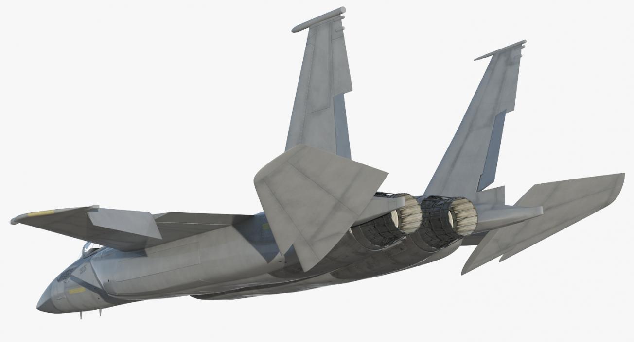 F-15 Silent Eagle Rigged 3D model