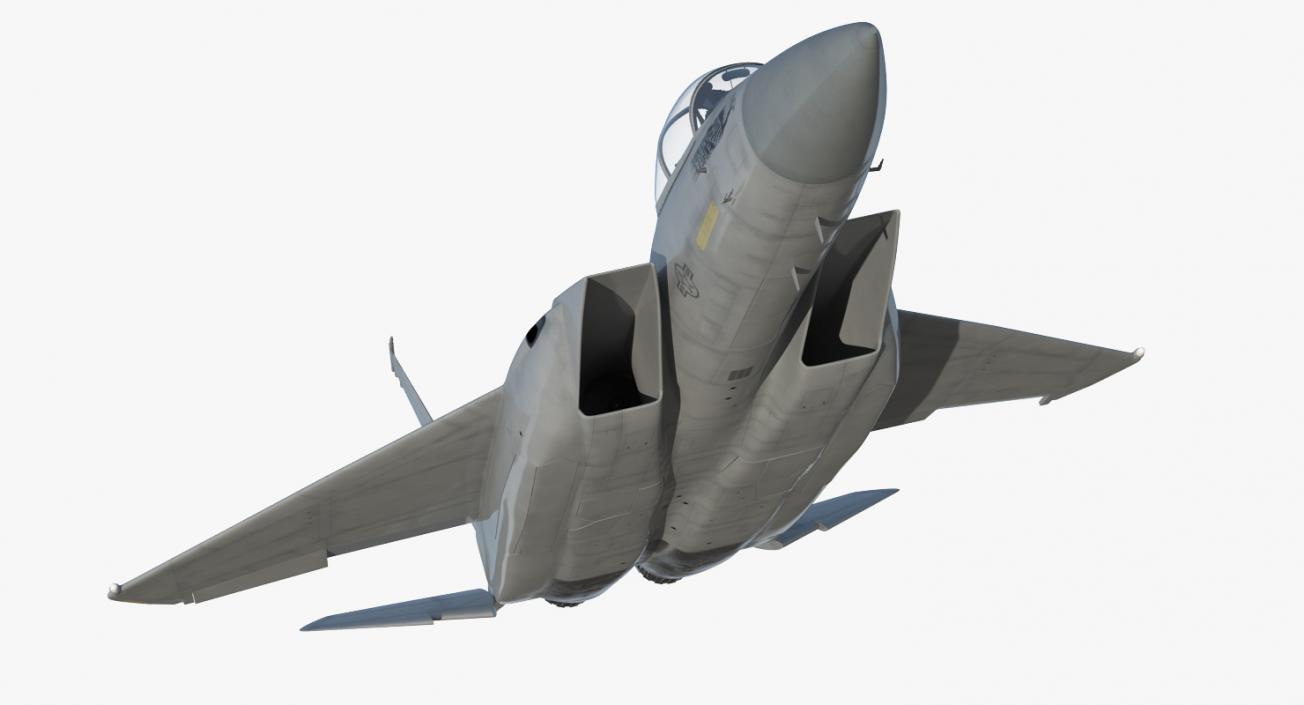 F-15 Silent Eagle Rigged 3D model