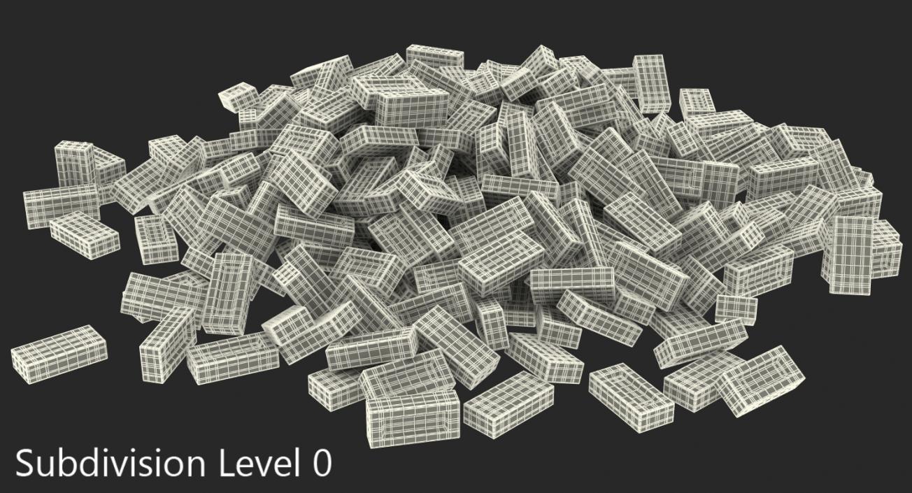 3D model Bunch of Bricks