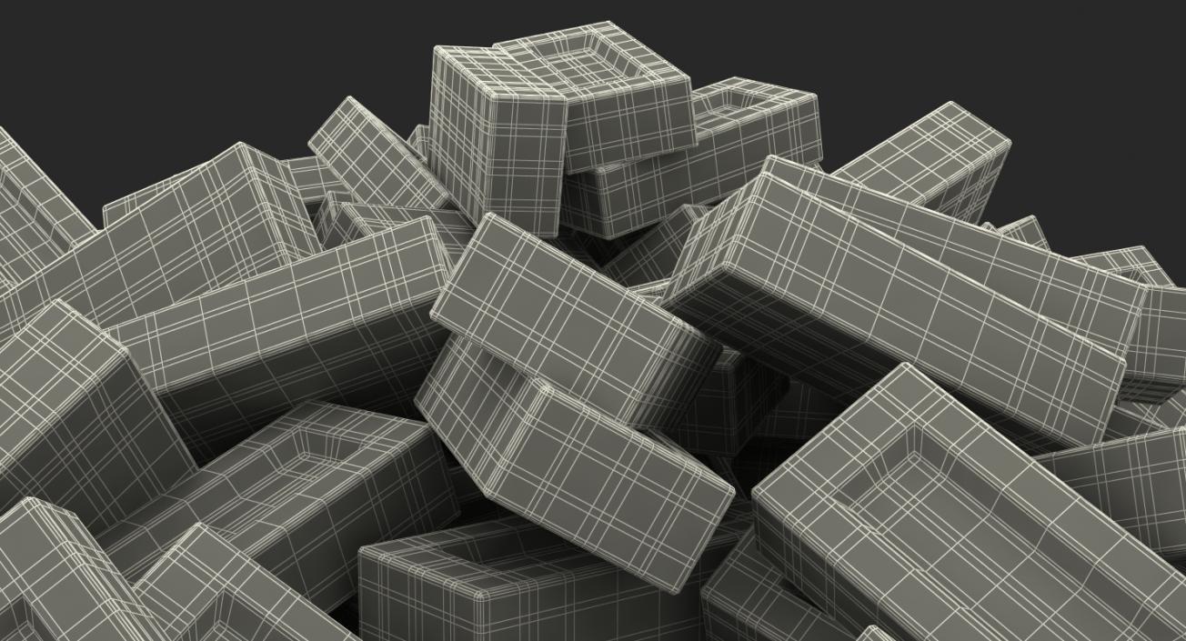 3D model Bunch of Bricks