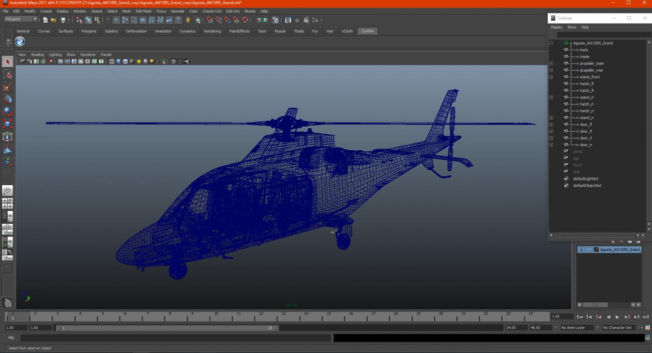 Agusta AW109S Grand 3D model