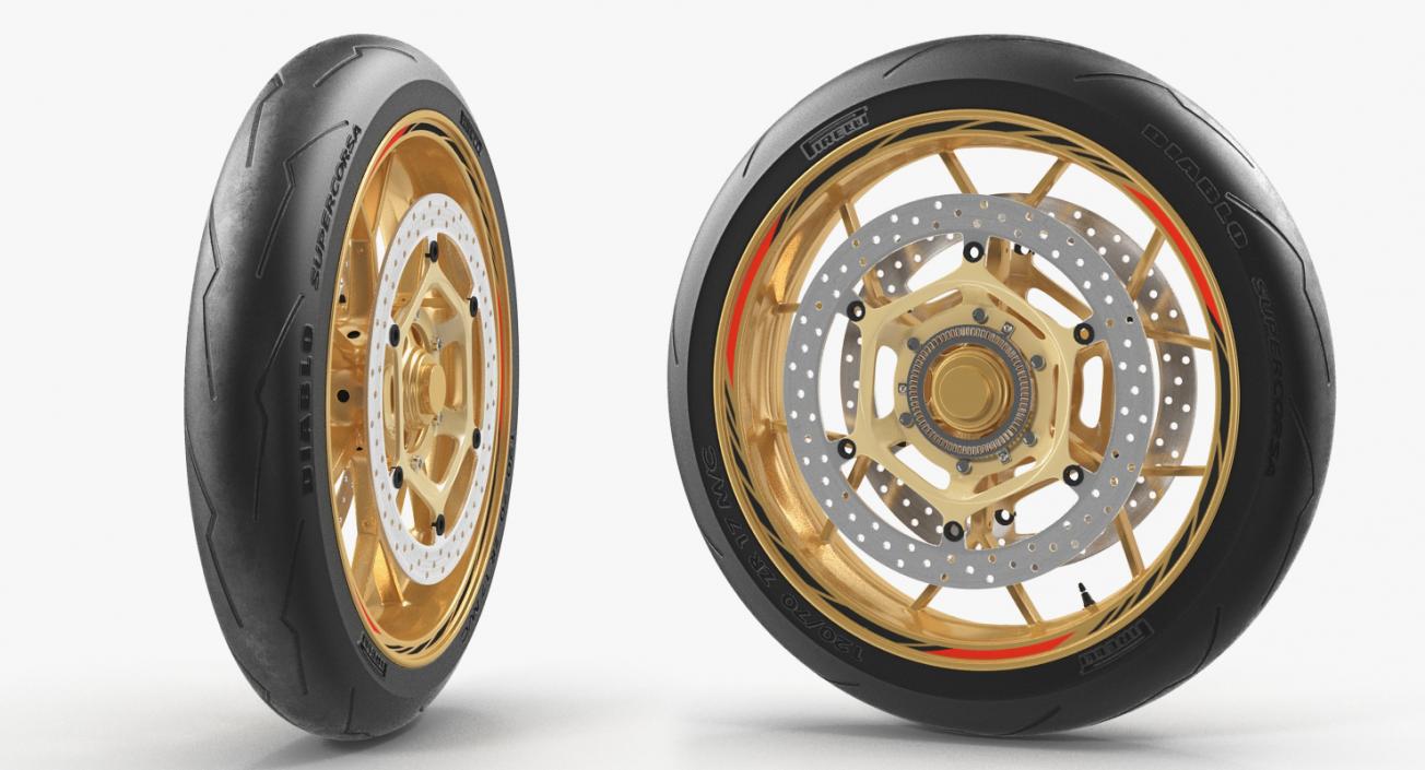 3D Wheels Big Collection 2 model