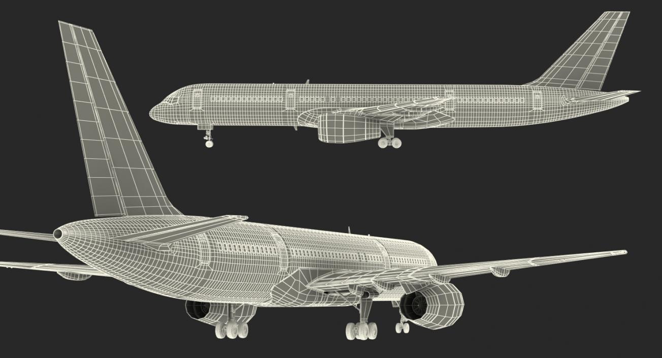 Donald Trumps Private Boeing 757 3D