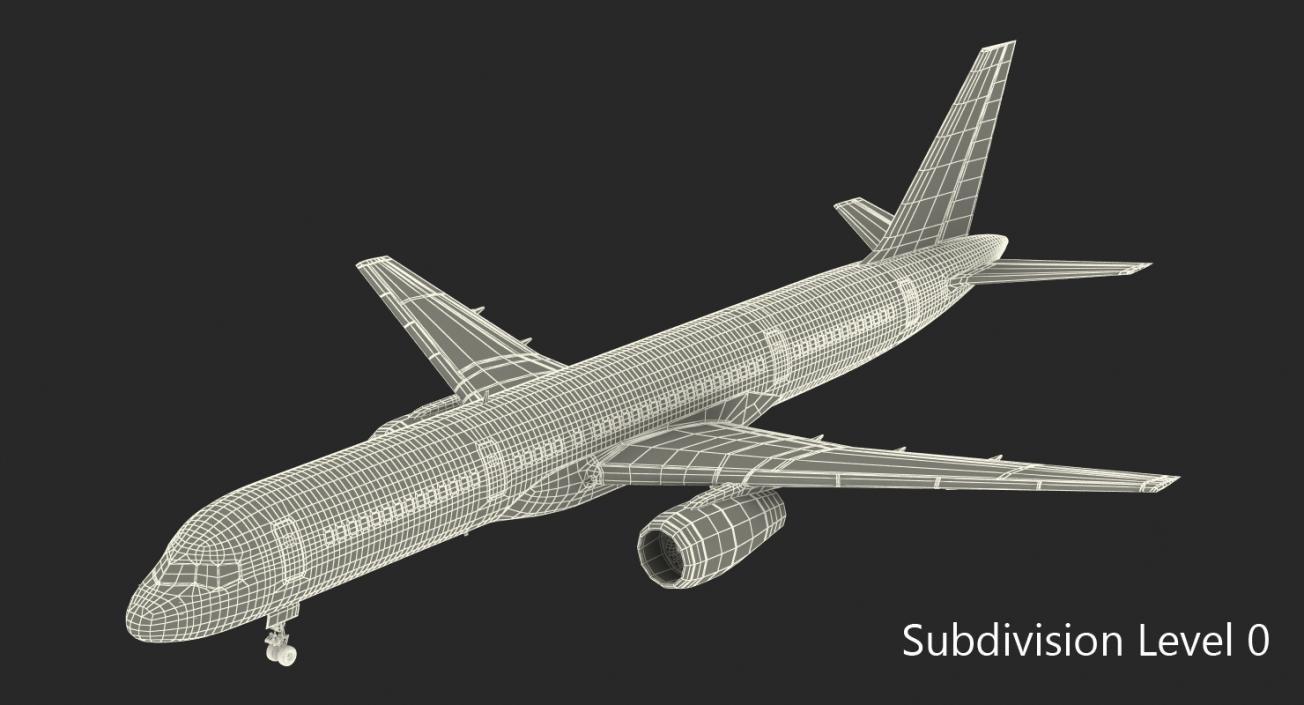 Donald Trumps Private Boeing 757 3D