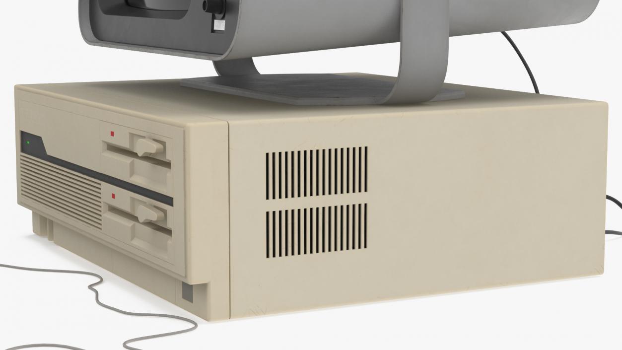 3D Retro Style Personal Computer 2