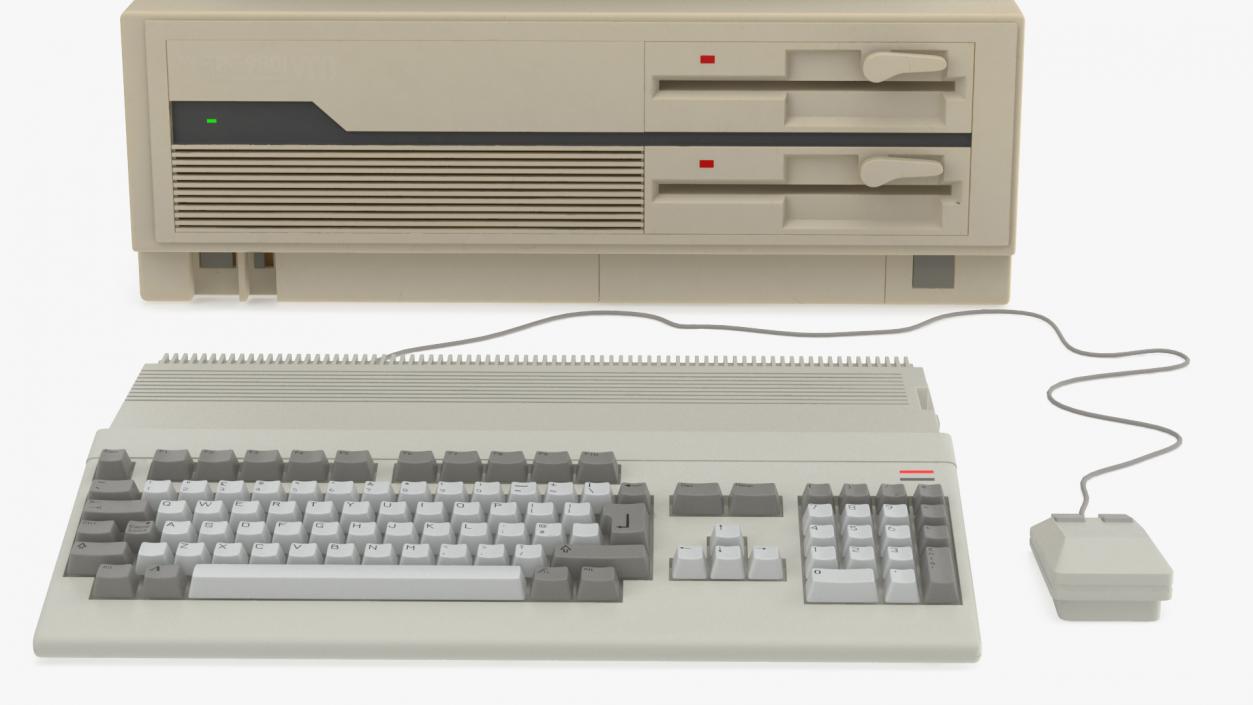 3D Retro Style Personal Computer 2