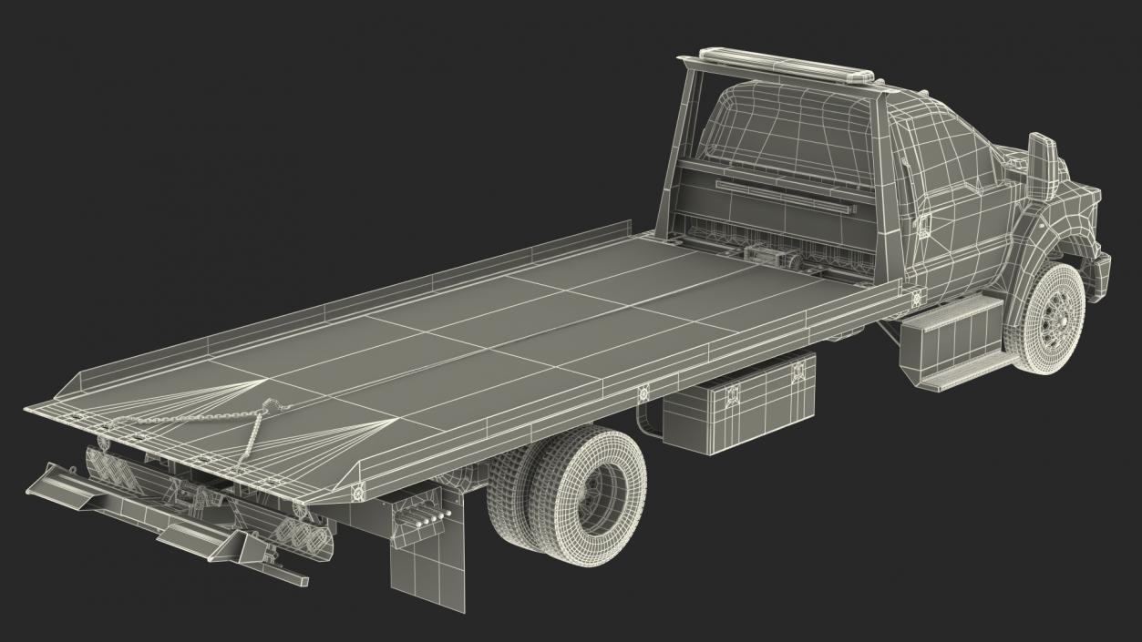 Tow Truck Flatbed 3D